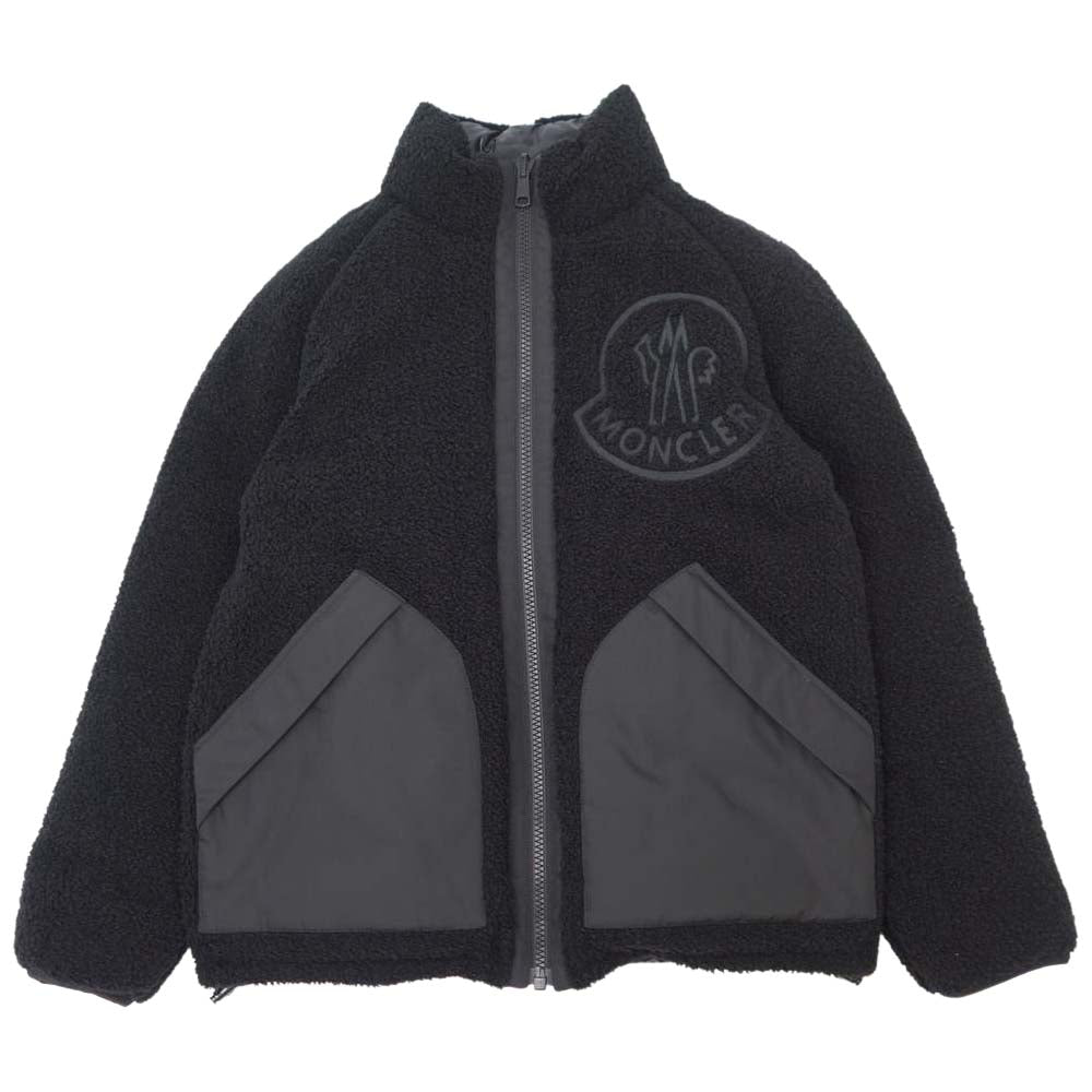 MONCLER モンクレール CHALON シャロン リバーシブル ダウン ジャケット ブラック系 1【美品】【中古】