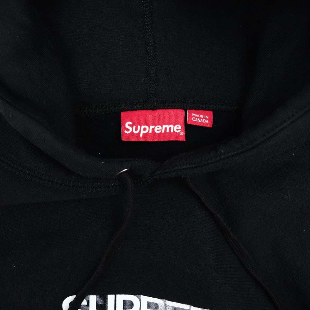 Supreme シュプリーム 20SS Motion Logo Hooded Sweatshirt モーション ロゴ スウェット プルオーバー パーカー  ブラック系 L【中古】