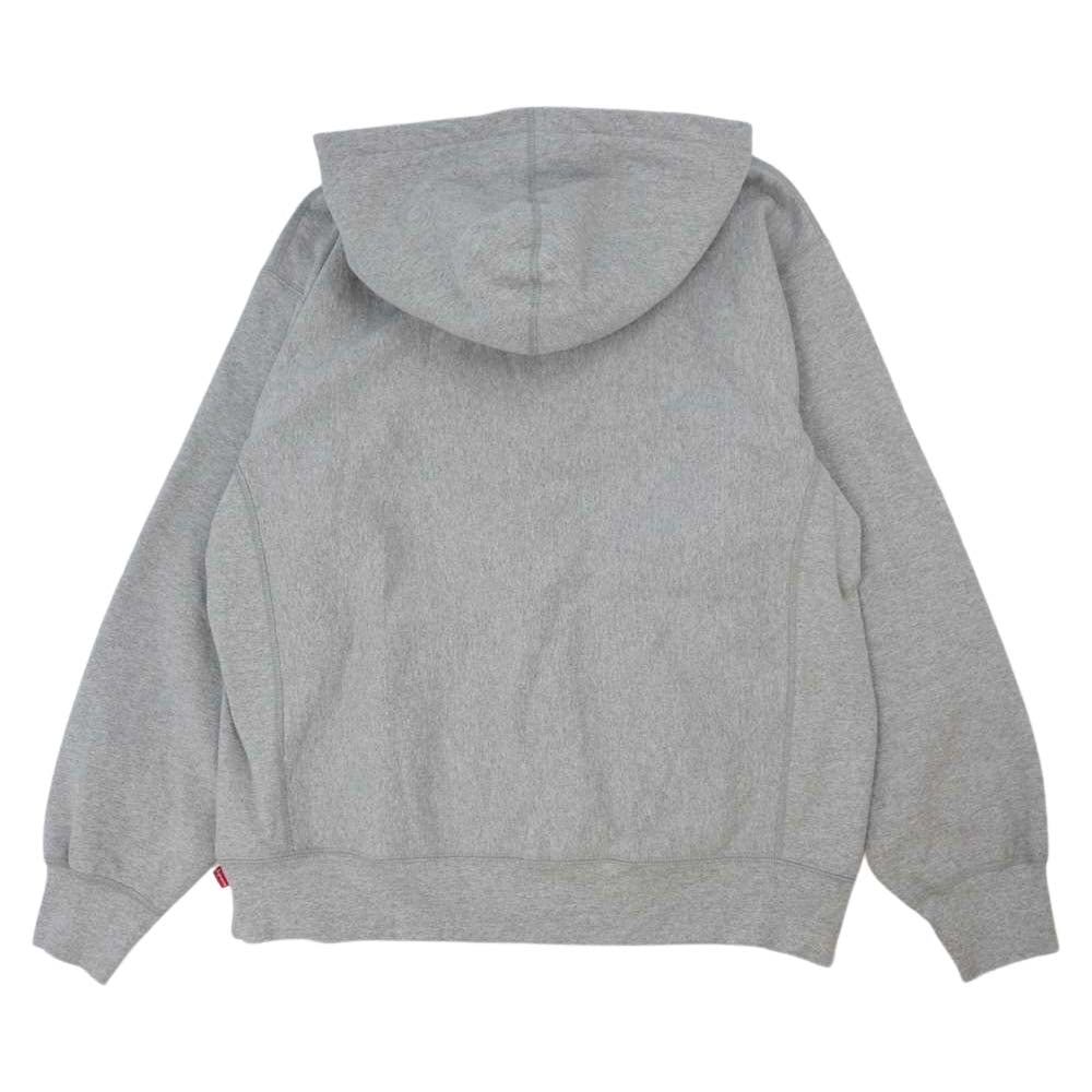 Supreme シュプリーム 20AW Cross Box Logo Hooded Sweatshirt クロス ボックス ロゴ スウェット プルオーバー パーカー グレー系 L【中古】