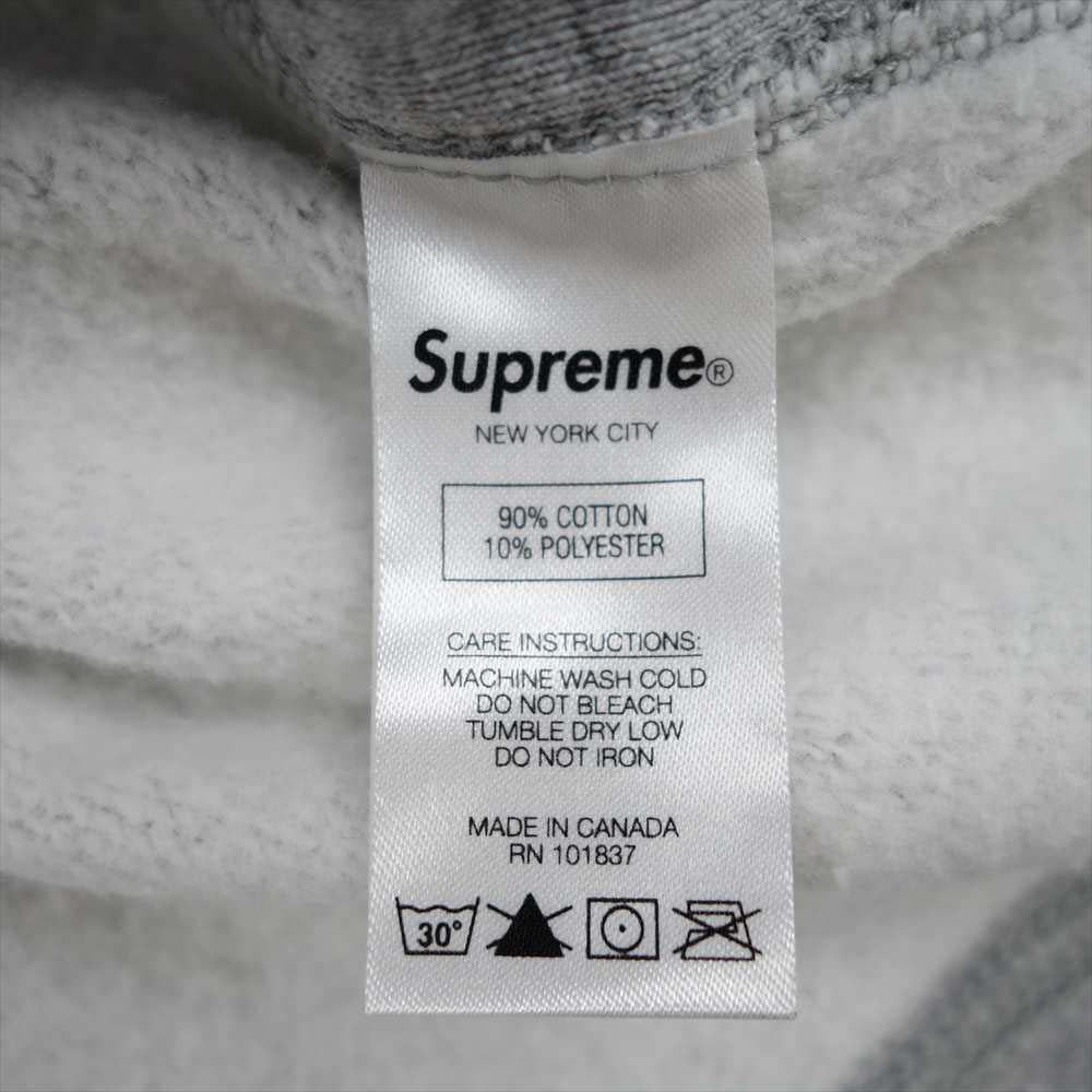 Supreme シュプリーム 20AW Cross Box Logo Hooded Sweatshirt クロス ボックス ロゴ スウェット プルオーバー パーカー グレー系 L【中古】