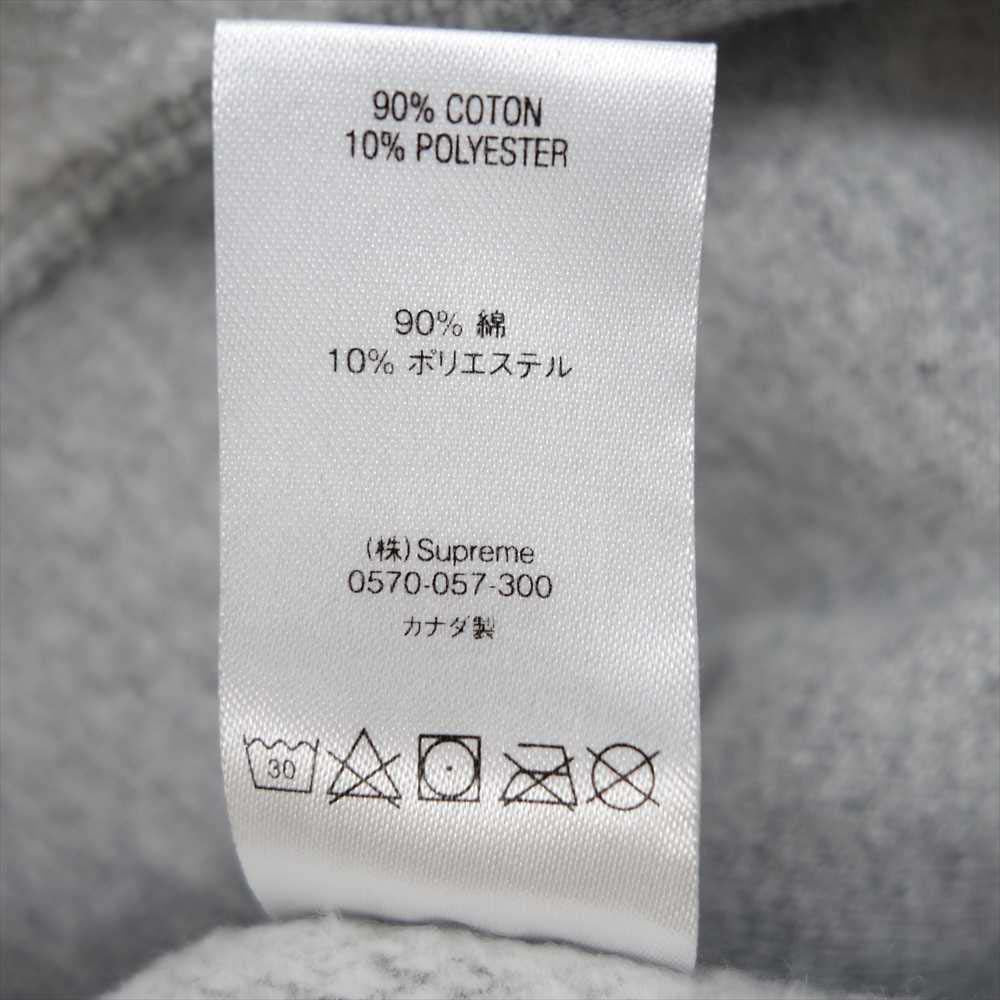 Supreme シュプリーム 20AW Cross Box Logo Hooded Sweatshirt クロス ボックス ロゴ スウェット プルオーバー パーカー グレー系 L【中古】