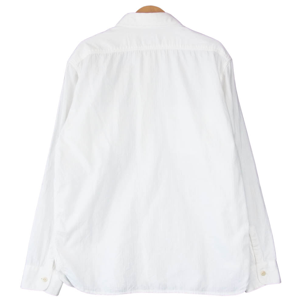 TENDERLOIN テンダーロイン T-WORK SHIRT 長袖 ワークシャツ ホワイト系 S【中古】