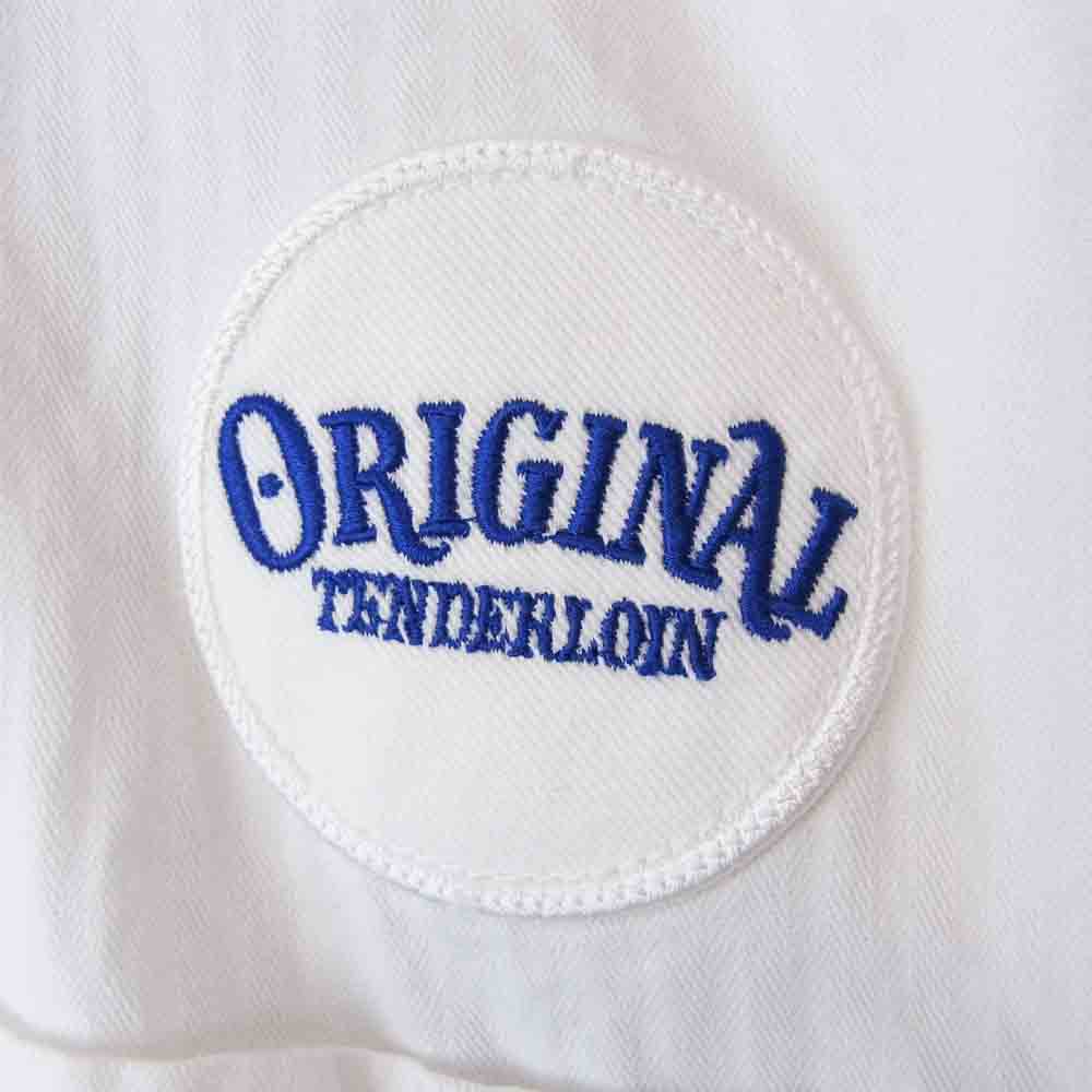 TENDERLOIN テンダーロイン T-WORK SHIRT 長袖 ワークシャツ ホワイト系 S【中古】