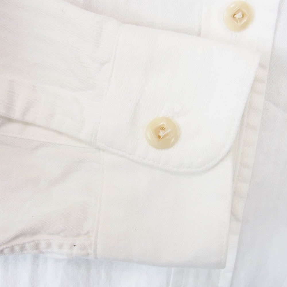 TENDERLOIN テンダーロイン T-WORK SHIRT 長袖 ワークシャツ ホワイト系 S【中古】