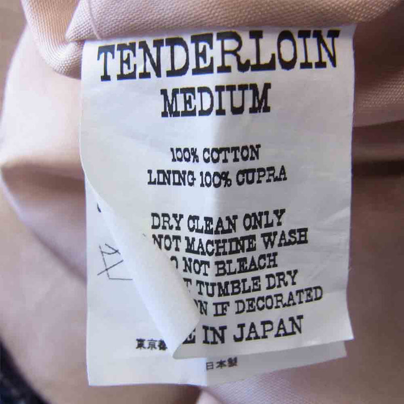 TENDERLOIN テンダーロイン T-CORDUROY JKT コーデュロイ ワーク ジャケット ブルー系 ネイビー系 M【中古】