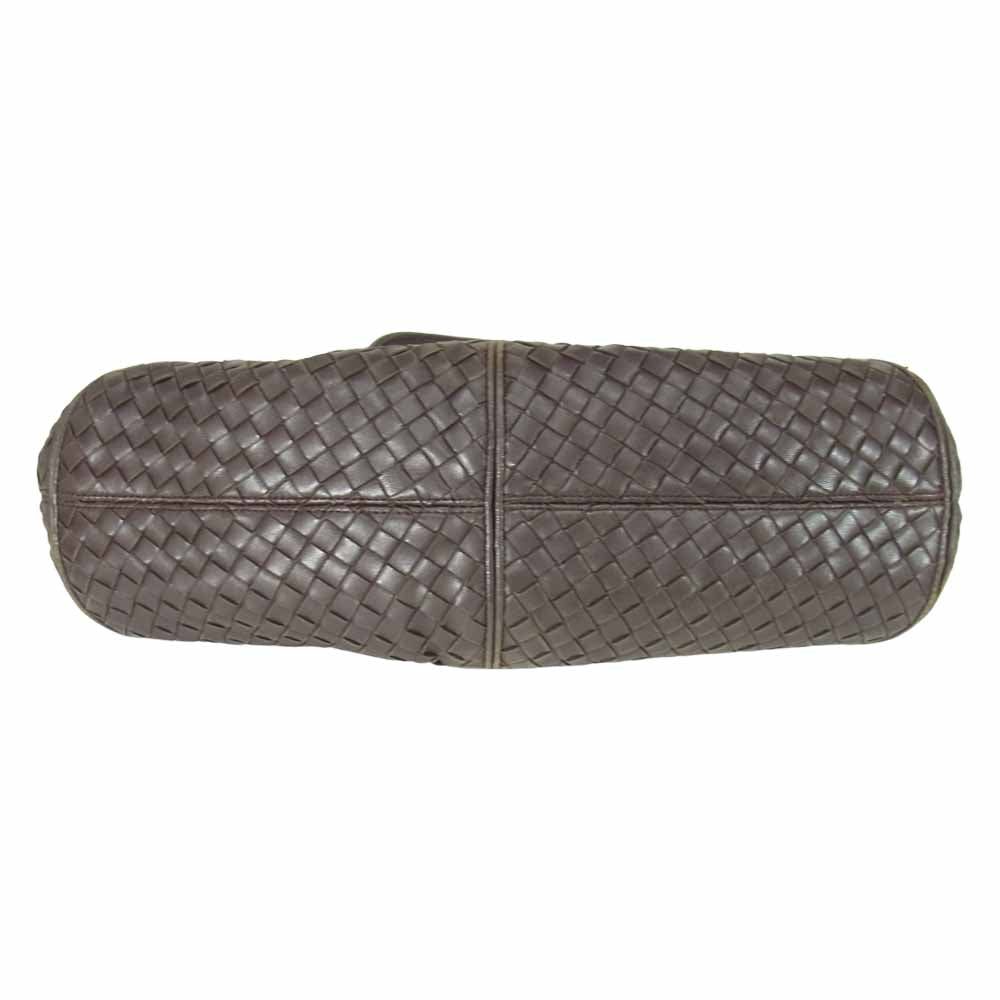 BOTTEGAVENETA ボッテガヴェネタ イントレチャート ハンドバッグ ブラウン系【中古】