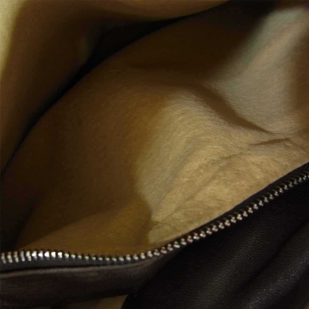 BOTTEGAVENETA ボッテガヴェネタ イントレチャート ハンドバッグ ブラウン系【中古】