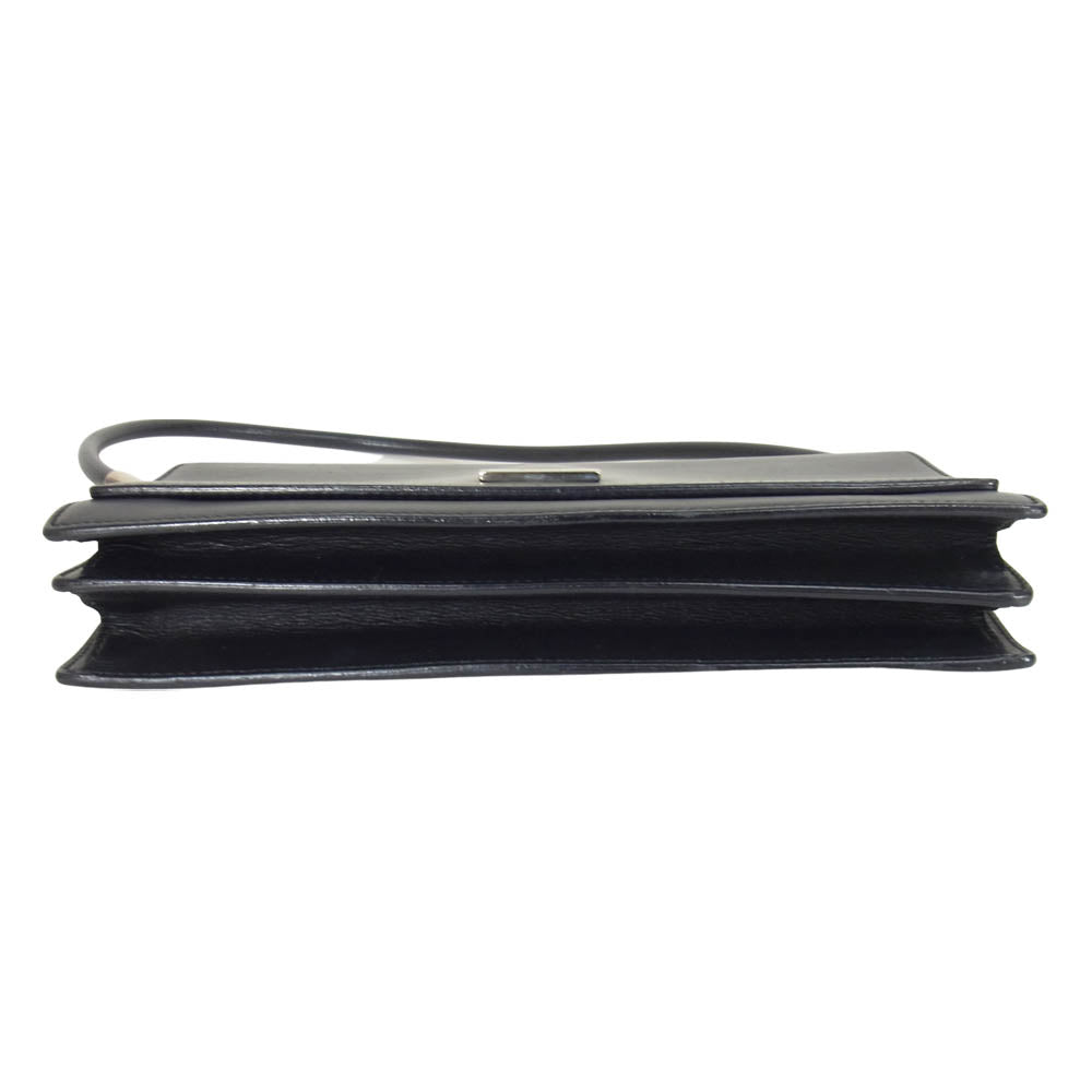 GUCCI グッチ 01235 000926 レザー ハンド バッグ ブラック系【中古】