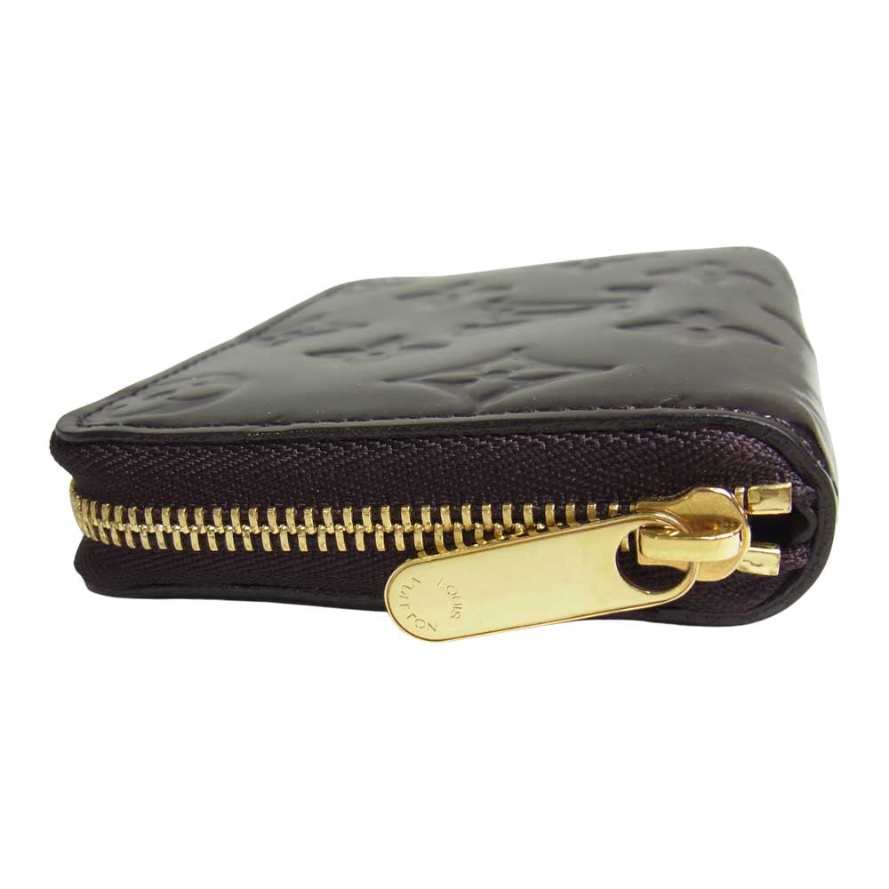 LOUIS VUITTON ルイ・ヴィトン M93607 アマラント ヴェルニ ジッピー コインパース エンジ系【中古】