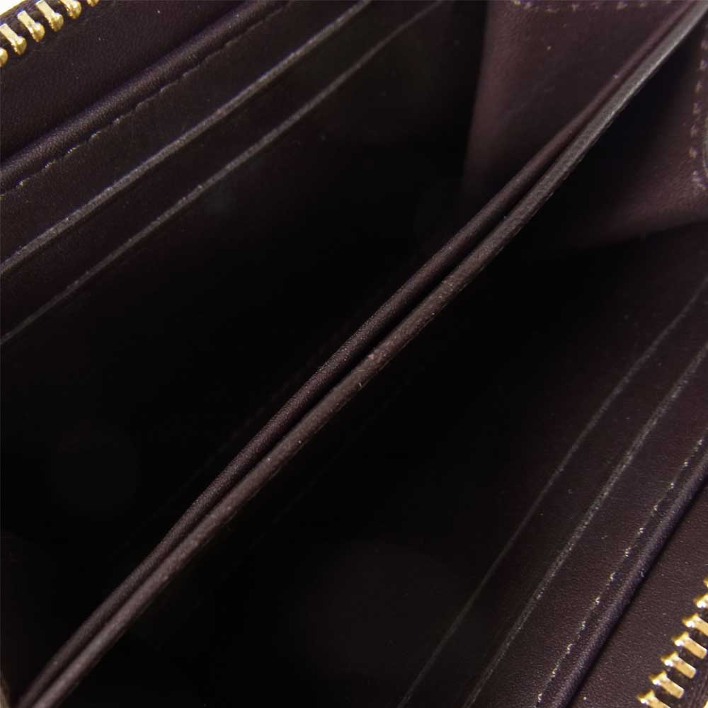 LOUIS VUITTON ルイ・ヴィトン M93607 アマラント ヴェルニ ジッピー コインパース エンジ系【中古】