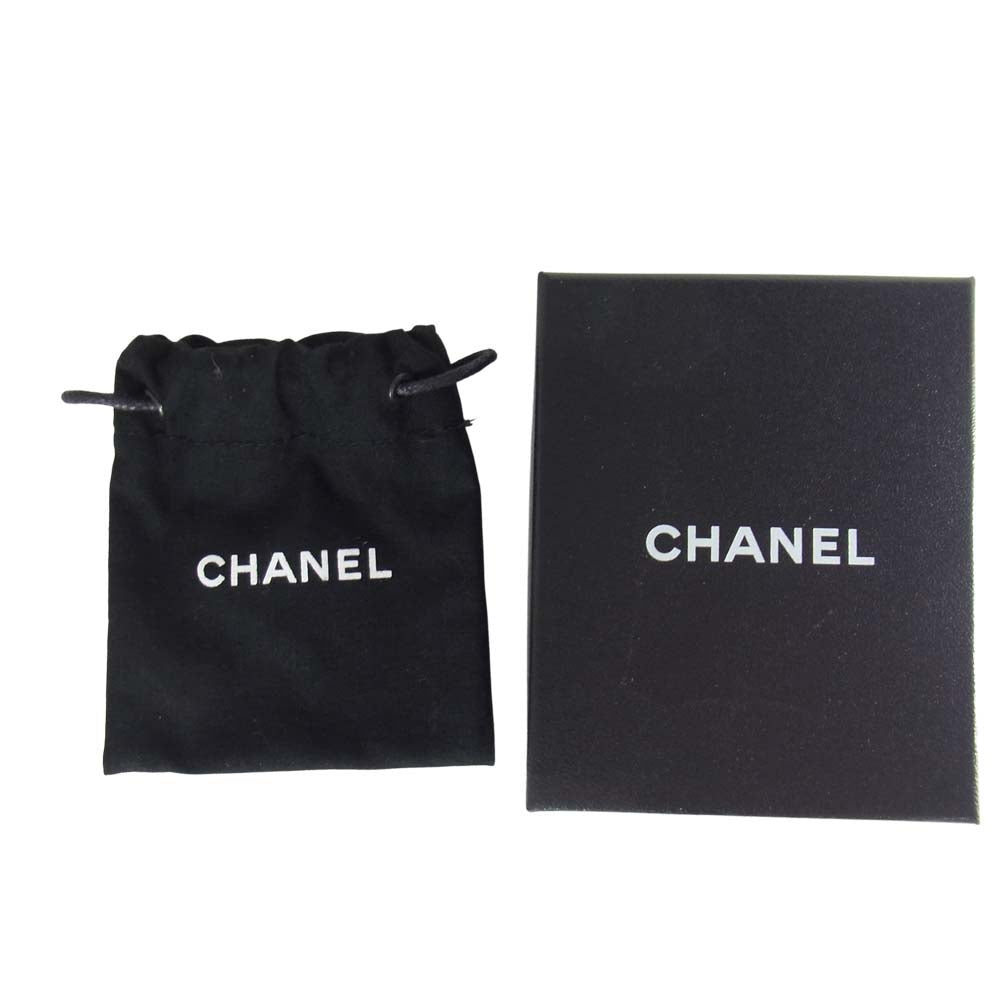 CHANEL シャネル 14年モデル ツイスト ロゴ フェイクパール ネックレス ゴールド系【中古】