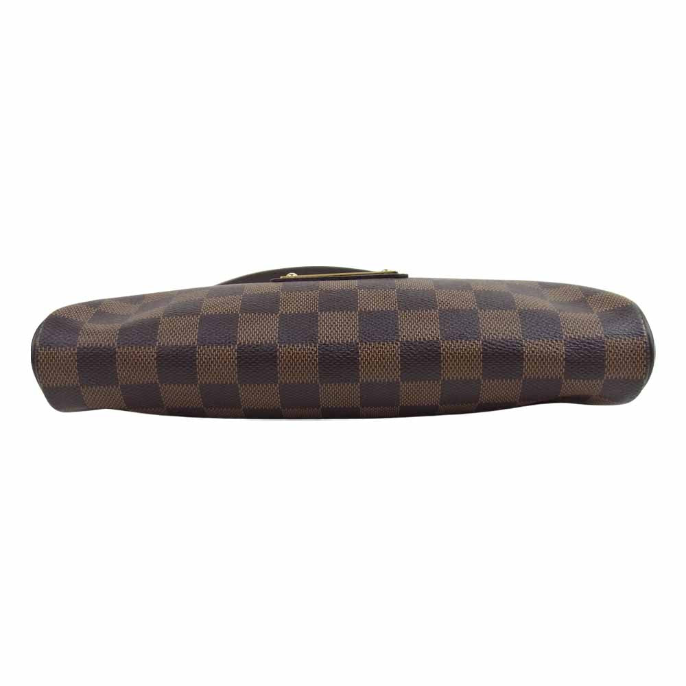 LOUIS VUITTON ルイヴィトン ショルダーバッグ N55213 エヴァ ダミエ ブラウン ゴールド金具 美品  56705