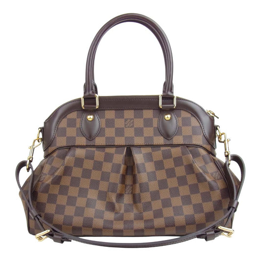 LOUIS VUITTON ルイ・ヴィトン N51997 ダミエ トレヴィPM ハンド バッグ ブラウン系【中古】