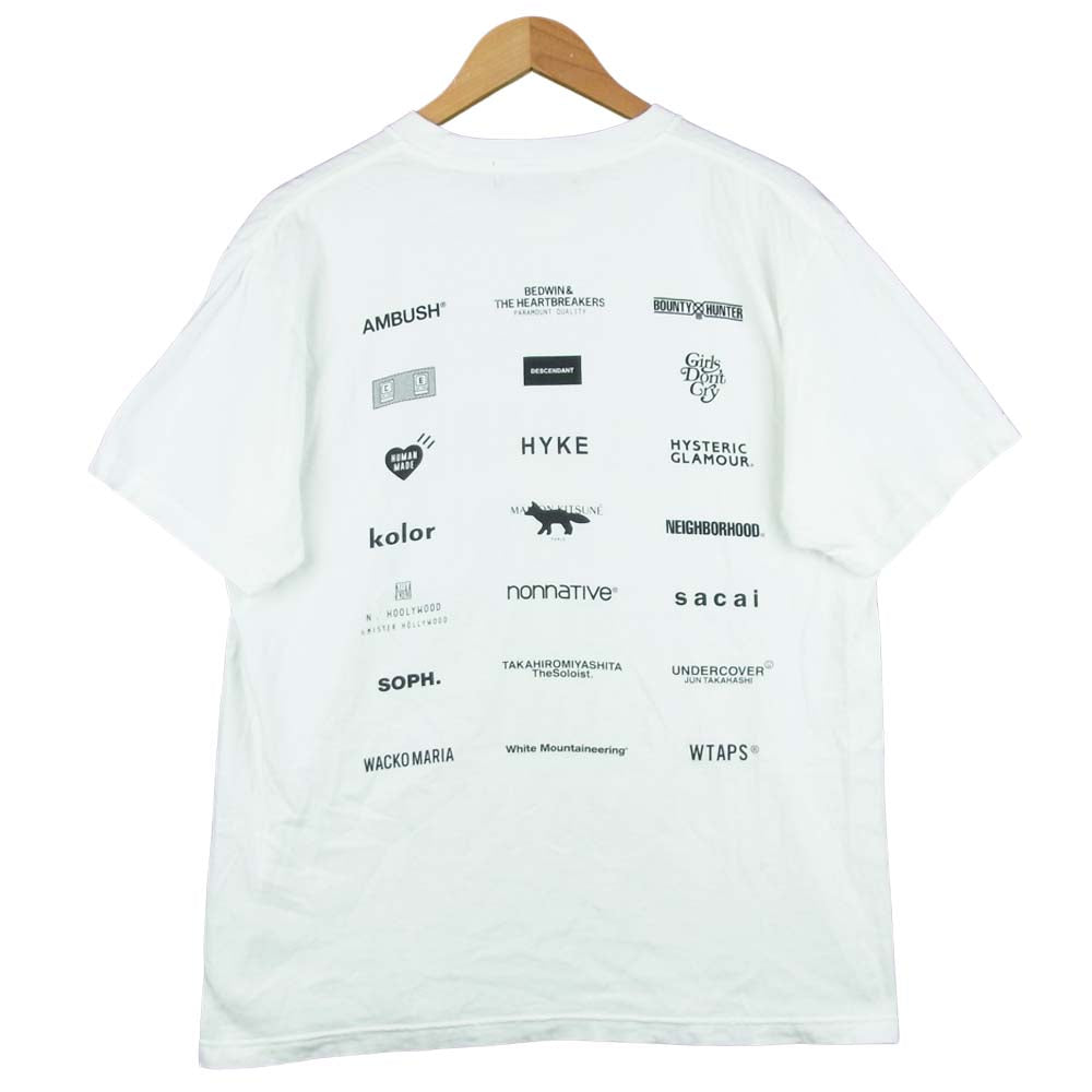 HUMAN MADE ヒューマンメイド JAPANESE SOLIDARITY WITH BLACK LIVES MATTER 半袖 Tシャツ ホワイト系 L【中古】