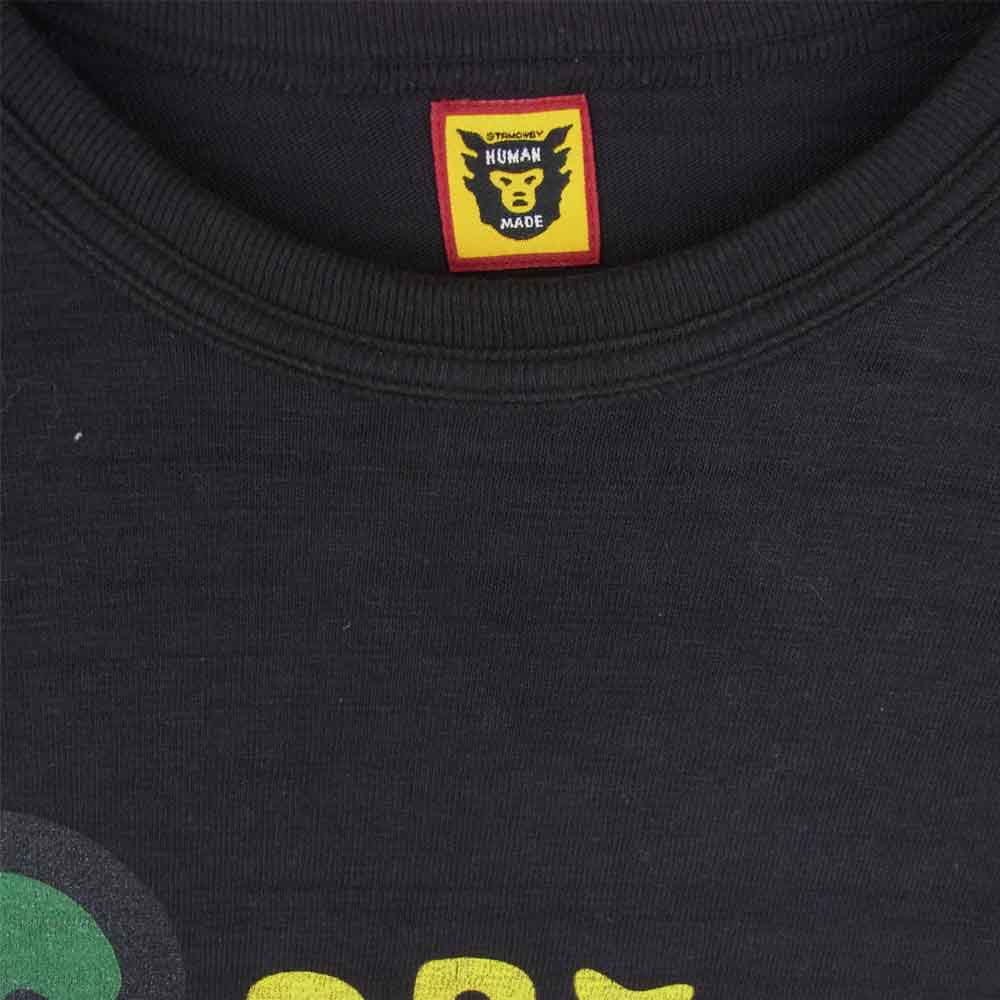 HUMAN MADE ヒューマンメイド DUCK TEE ダック 半袖 Tシャツ コットン 日本製 ブラック系 L【中古】