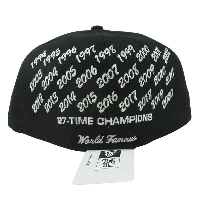 Supreme シュプリーム 21SS New Era Champions Box Logo Cap ニューエラ チャンピオンズ ボックス ロゴ キャップ 帽子 ブラック系 7.5【極上美品】【中古】