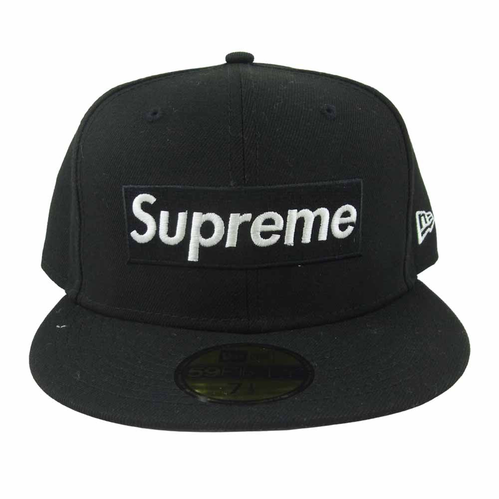 Supreme シュプリーム 21SS New Era Champions Box Logo Cap ニューエラ チャンピオンズ ボックス ロゴ キャップ 帽子 ブラック系 7.5【極上美品】【中古】