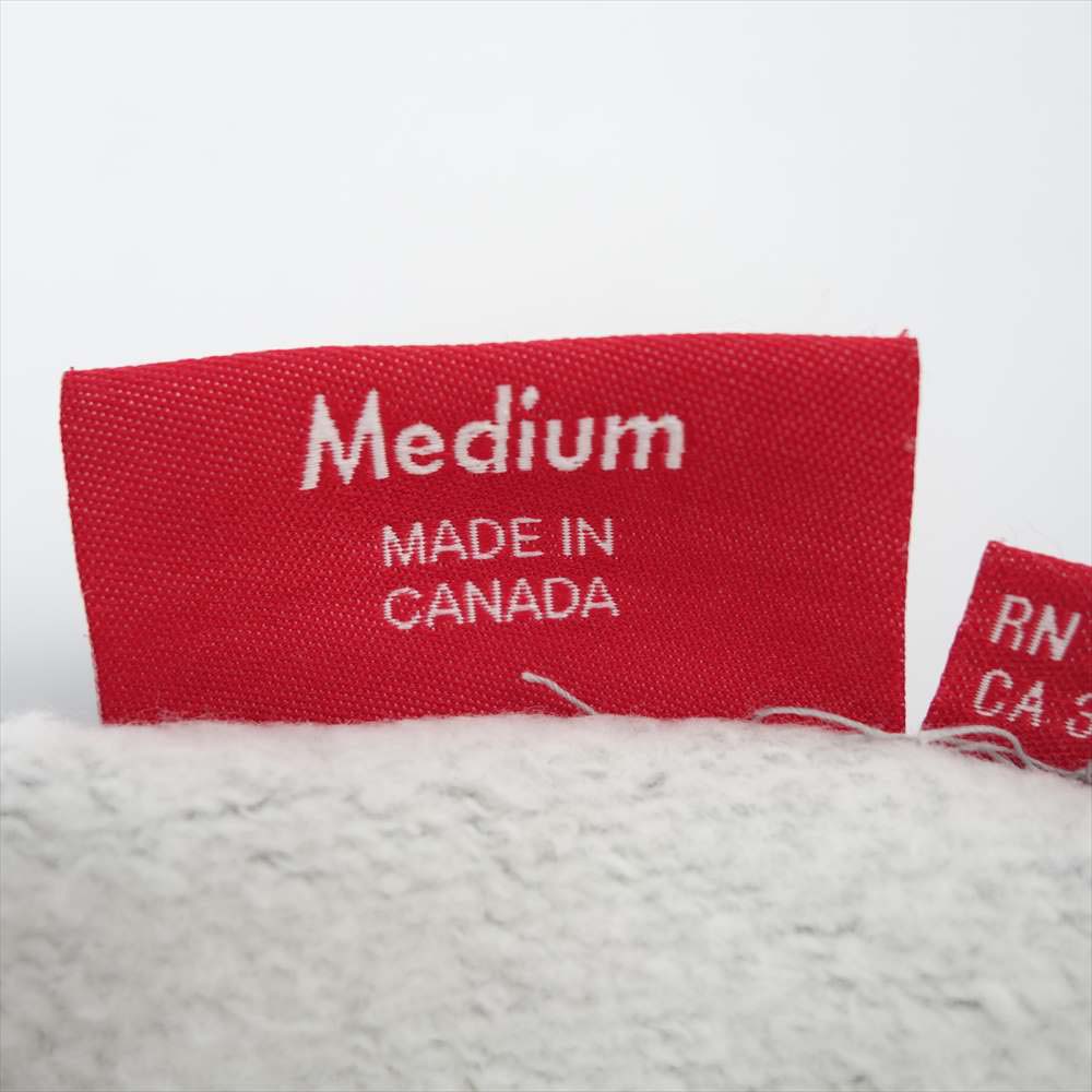 Supreme シュプリーム 20SS Cutout Logo Crewneck カットアウト ボックス ロゴ クルーネック スウェット シャツ トレーナー グレー系 M【中古】