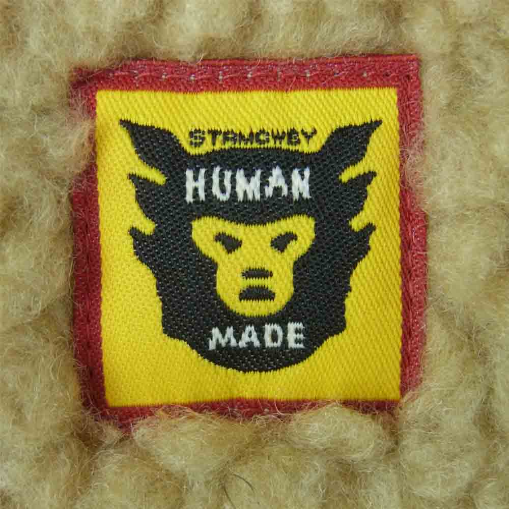 HUMAN MADE ヒューマンメイド FlEECE JACKET フリース ジャケット 中国製 ベージュ系 L【中古】