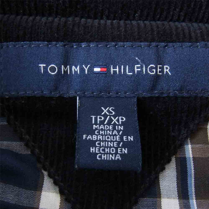 TOMMY HILFIGER トミーヒルフィガー キルティング ベスト ブラック系 XS【中古】
