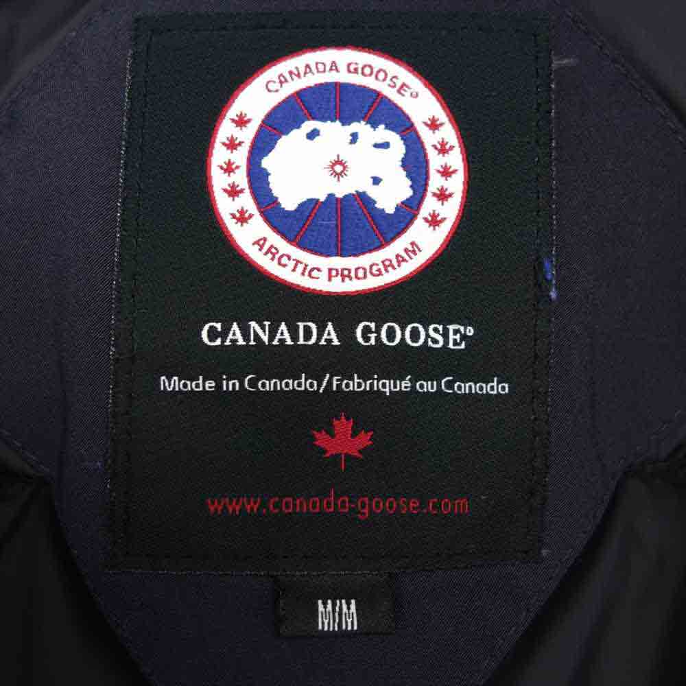 CANADA GOOSE カナダグース 4078JM 国内正規 グリフィン KAMLOOPS カムループス ダウン ジャケット ダークネイビー系 M【中古】