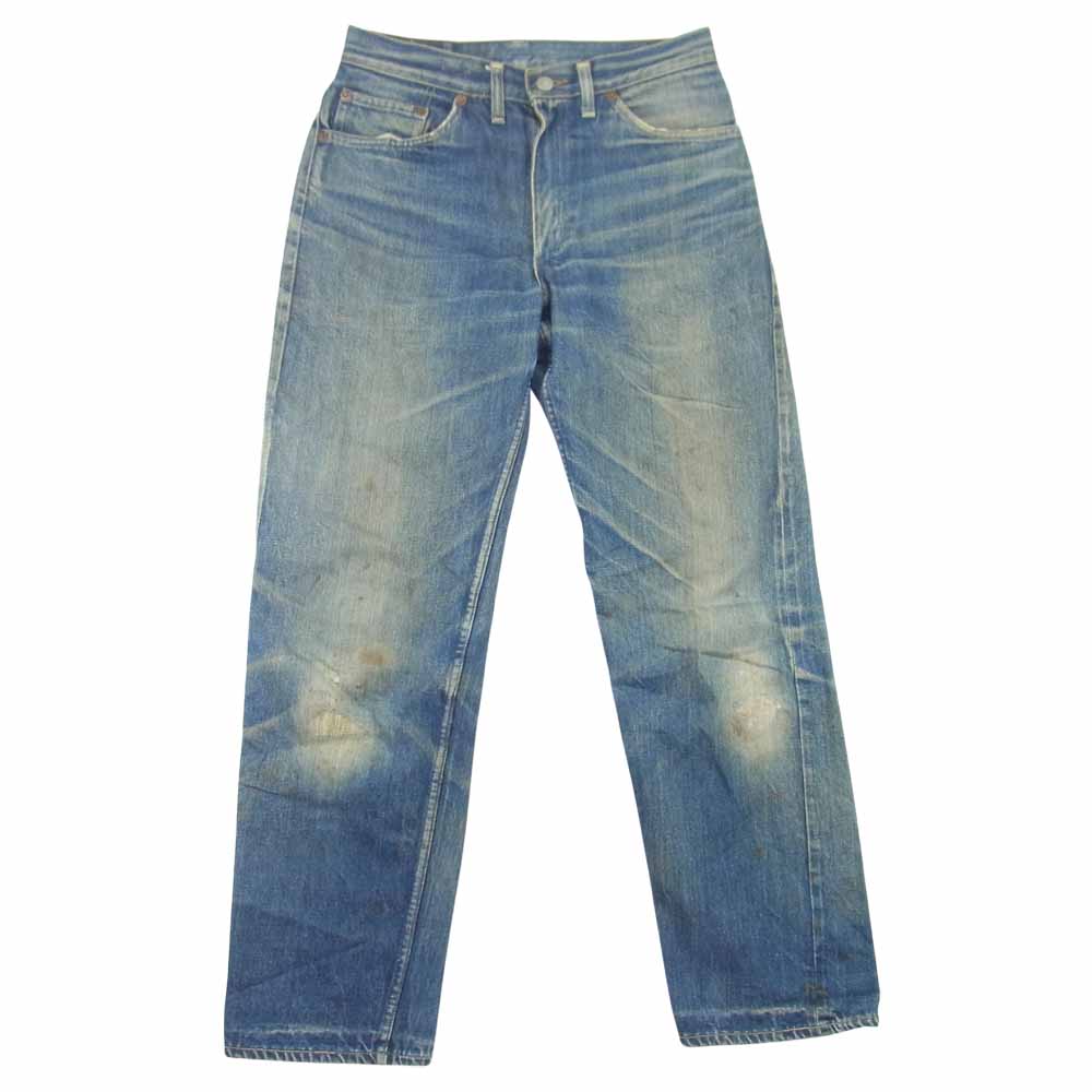 Levi's リーバイス オリジナル カナダ製 BIGE ボタン裏94 ライトニングジップ 502 デニム パンツ インディゴブルー系 W30程度【中古】