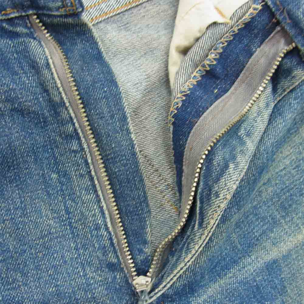 Levi's リーバイス オリジナル カナダ製 BIGE ボタン裏94 ライトニングジップ 502 デニム パンツ インディゴブルー系 W30程度【中古】