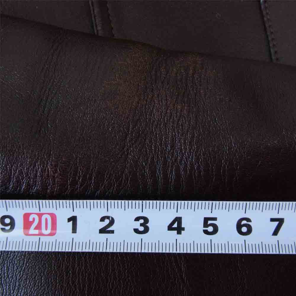 ORGUEIL オルゲイユ 襟ボア ホースハイド カーコート ブラウン系 38【中古】