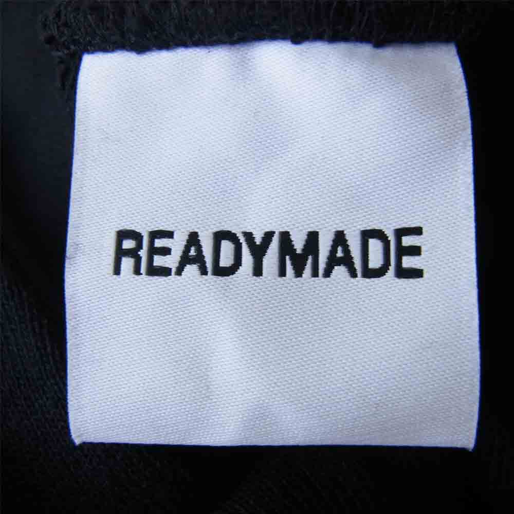 READY MADE レディメイド RE-CO-BK-00-00-195 HOODIE R.MUTT カレッジ 風 ロゴ フーディー ブラック系 L【極上美品】【中古】