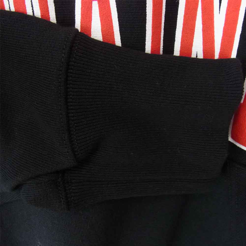 READY MADE レディメイド RE-CO-BK-00-00-195 HOODIE R.MUTT カレッジ 風 ロゴ フーディー ブラック系 L【極上美品】【中古】