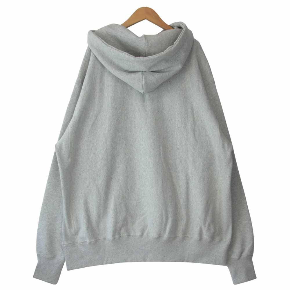 READY MADE レディメイド RE-CO-GR-00-00-196 HOODIE チャンピオンオマージュロゴ フーディー グレー系 L【極上美品】【中古】