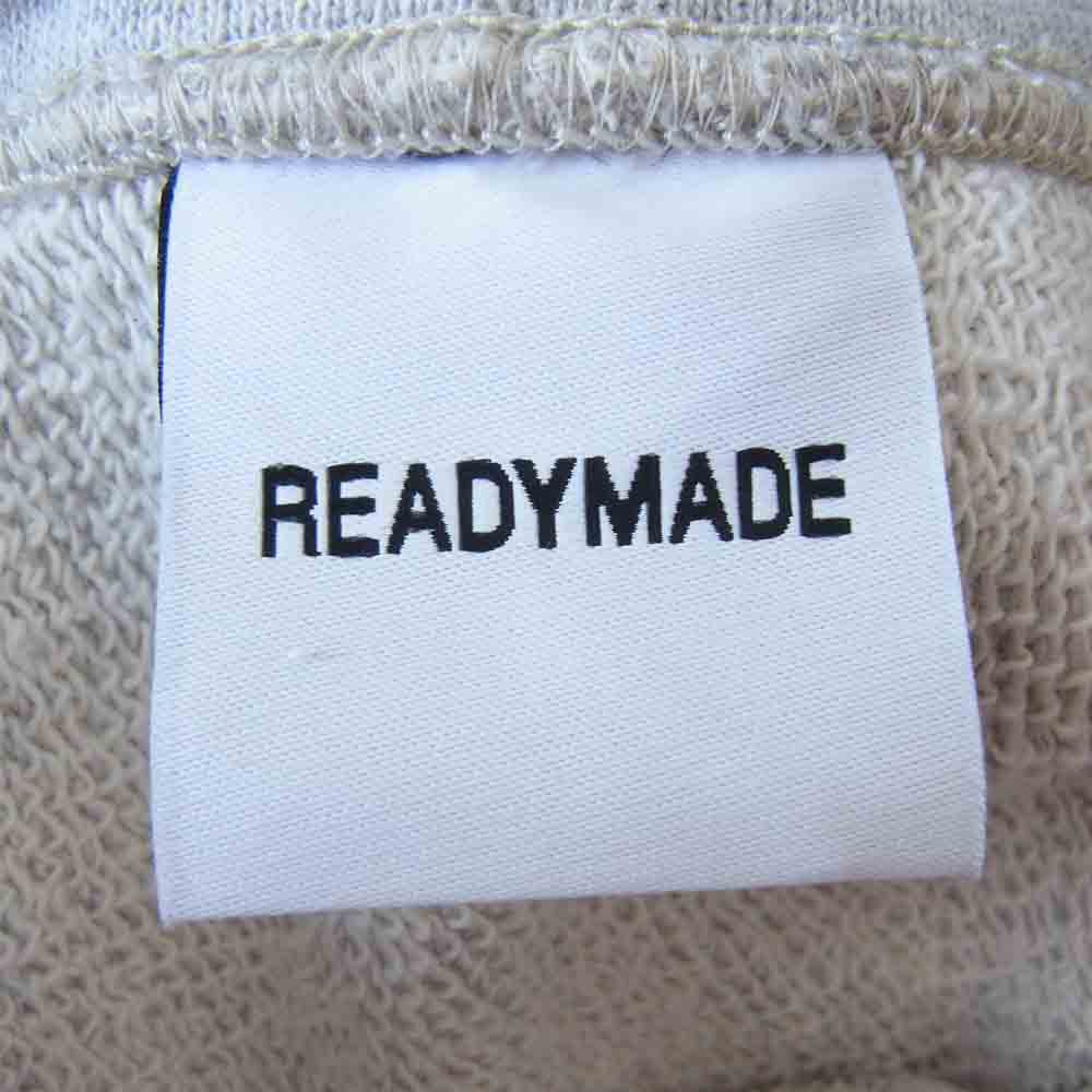 READY MADE レディメイド RE-CO-GR-00-00-196 HOODIE チャンピオンオマージュロゴ フーディー グレー系 L【極上美品】【中古】