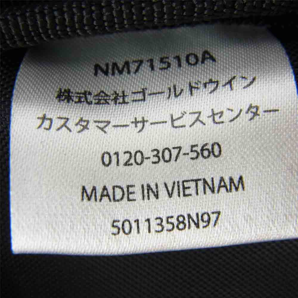 THE NORTH FACE ノースフェイス NM71510A BORDER SHOT ボーダーショット バックパック リュック ブラック系【中古】
