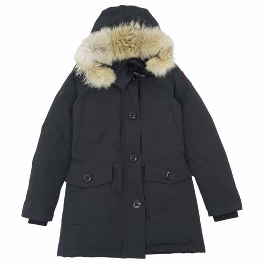 CANADA GOOSE カナダグース 2603JL 国内正規 グリフィンタグ BRONTE PARKA ブロンテ ダウン コート ブラック系 XS【中古】