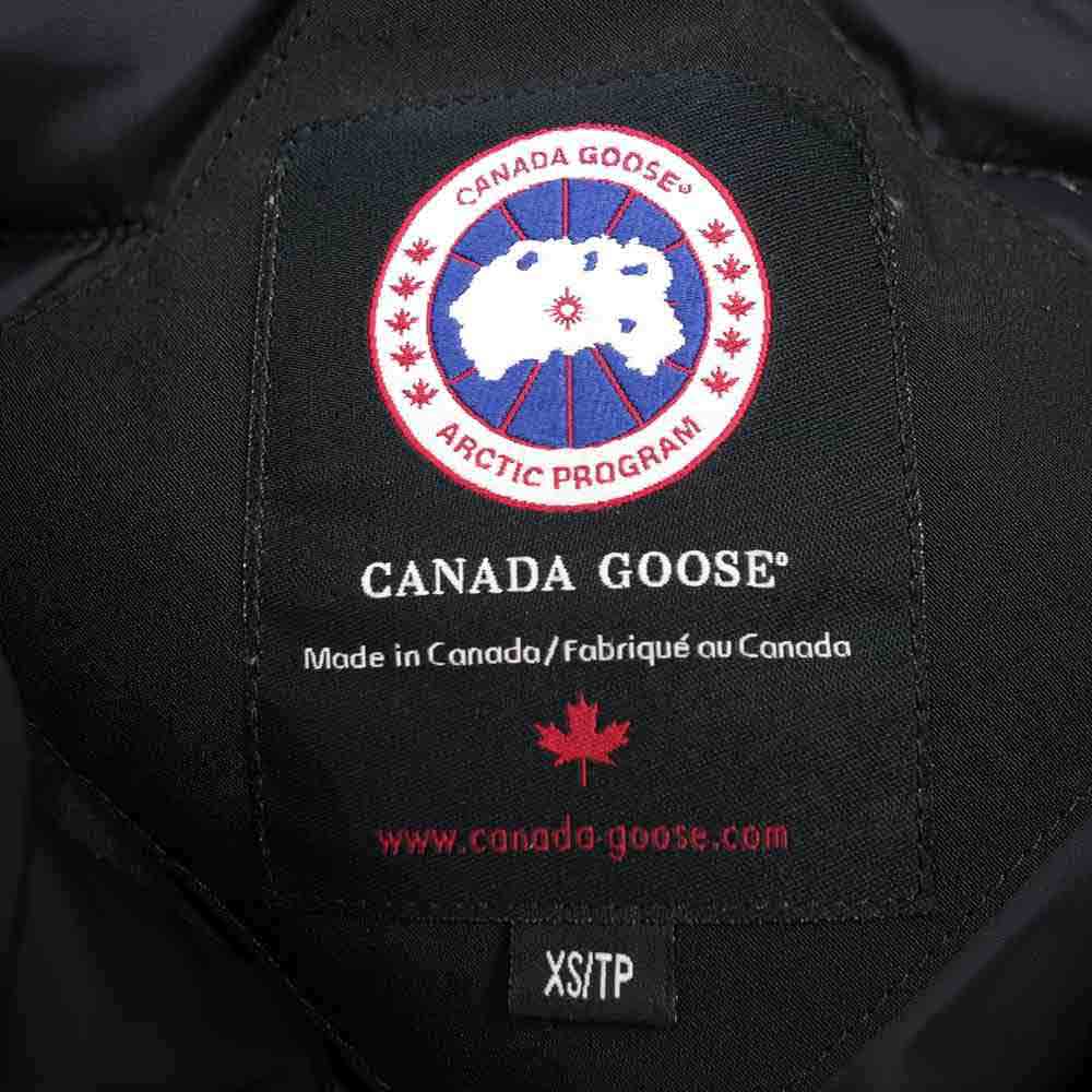 CANADA GOOSE カナダグース 2603JL 国内正規 グリフィンタグ BRONTE PARKA ブロンテ ダウン コート ブラック系 XS【中古】