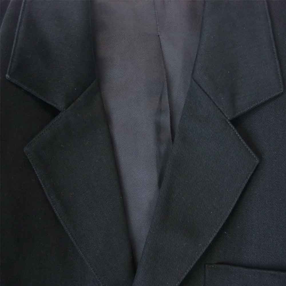 agnes b. アニエスベー homme オム フランス製 国内正規 起毛コットン 3B テーラード ジャケット ブラック系 52【中古】