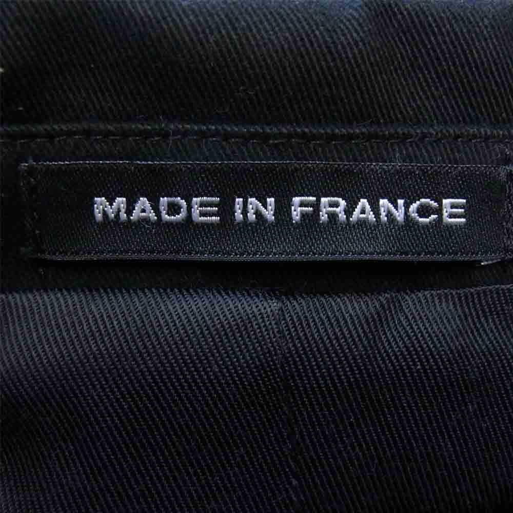 agnes b. アニエスベー homme オム フランス製 国内正規 起毛コットン 3B テーラード ジャケット ブラック系 52【中古】