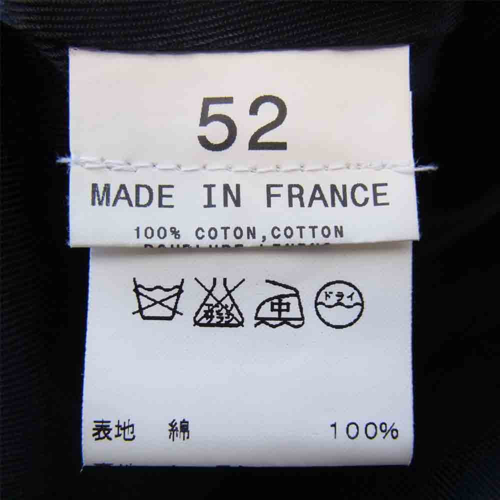 agnes b. アニエスベー homme オム フランス製 国内正規 起毛コットン 3B テーラード ジャケット ブラック系 52【中古】