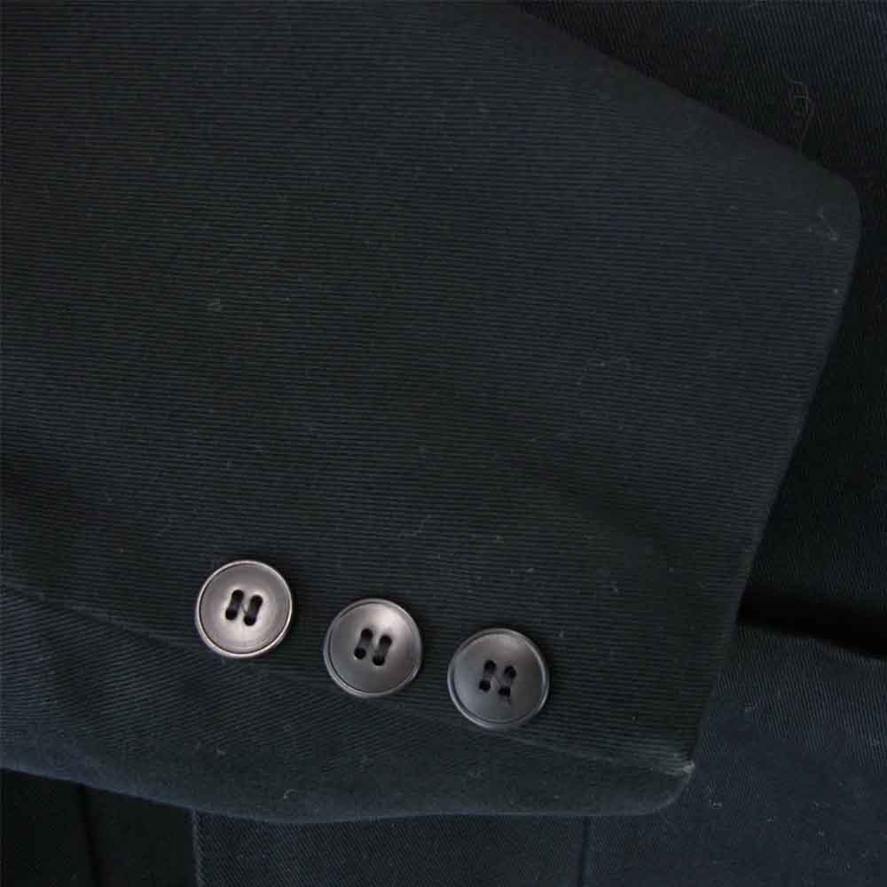 agnes b. アニエスベー homme オム フランス製 国内正規 起毛コットン 3B テーラード ジャケット ブラック系 52【中古】