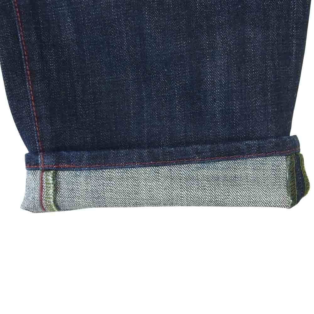 禅 KD-001 手描きデニムパンツ 虎 タイガーペイント インディゴブルー系 32【新古品】【未使用】【中古】