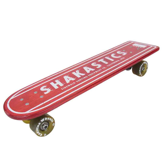 シャカスティックス DERBY MODEL 22 RAPID TRANSIT SYSTEM SERIES RED ダービーモデル  スケート ボード レッド系【中古】