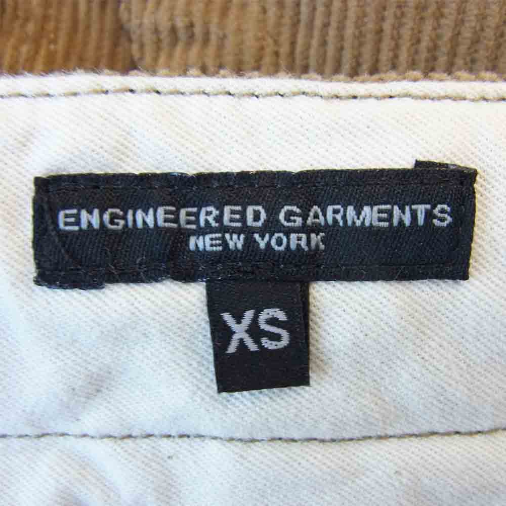 Engineered Garments エンジニアードガーメンツ Fatigue Pant CORDUROY コーデュロイ ファティーグ ベイカー パンツ ベージュ系 XS【美品】【中古】
