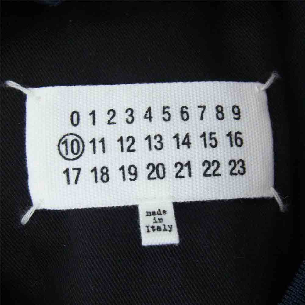 MAISON MARGIELA メゾンマルジェラ 20SS S50AM0440 Bomber jacket 中綿入り ナイロン ボンバー ジャケット ネイビー系 44【美品】【中古】