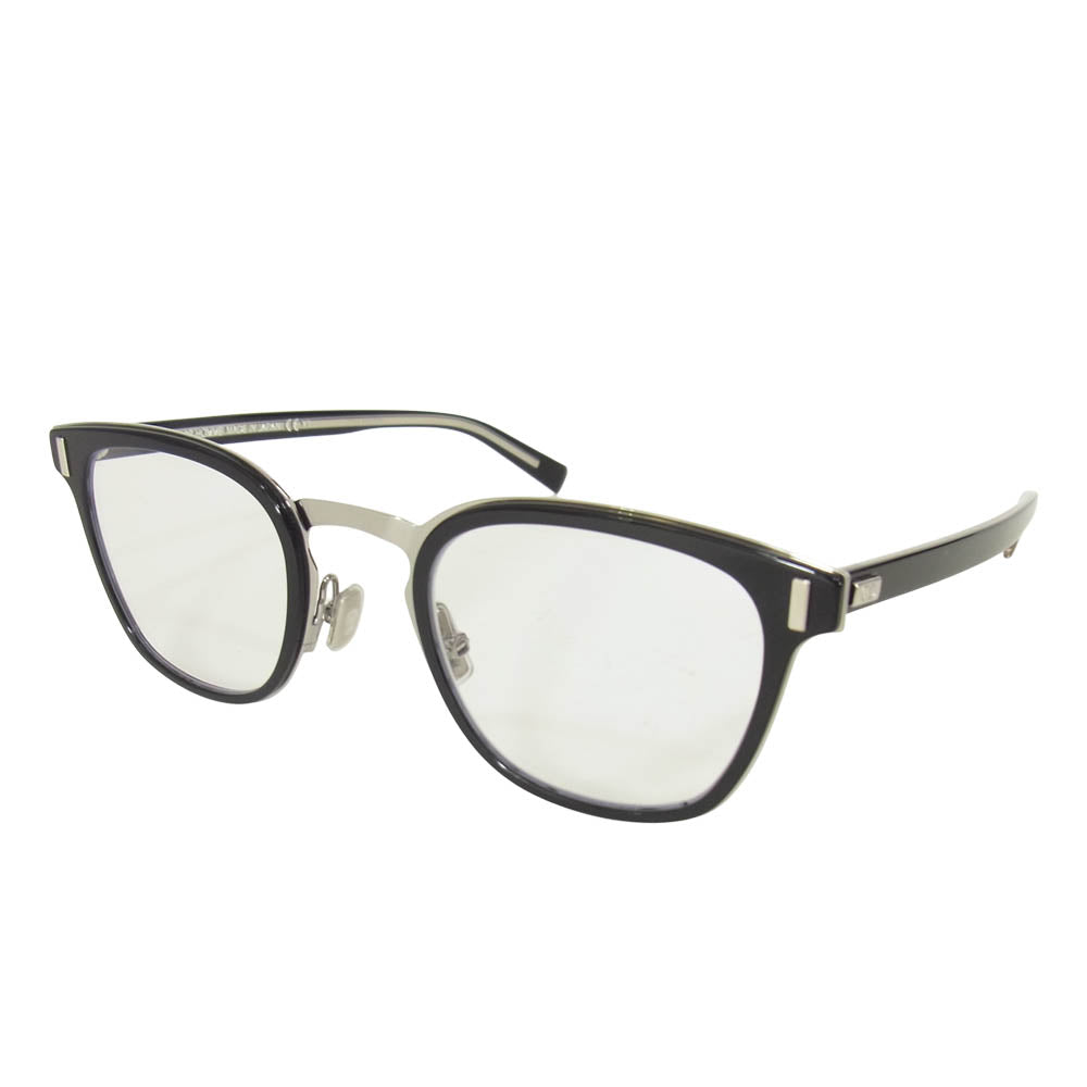 DIOR HOMME ディオールオム BLACKTIE2.0 807 メガネ アイウェア ブラック系【新古品】【未使用】【中古】