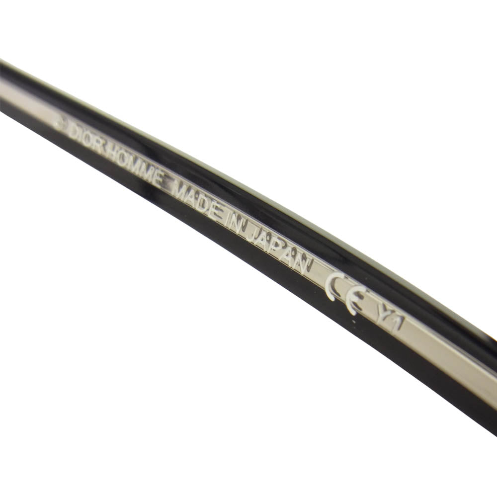 DIOR HOMME ディオールオム BLACKTIE2.0 807 メガネ アイウェア ブラック系【新古品】【未使用】【中古】