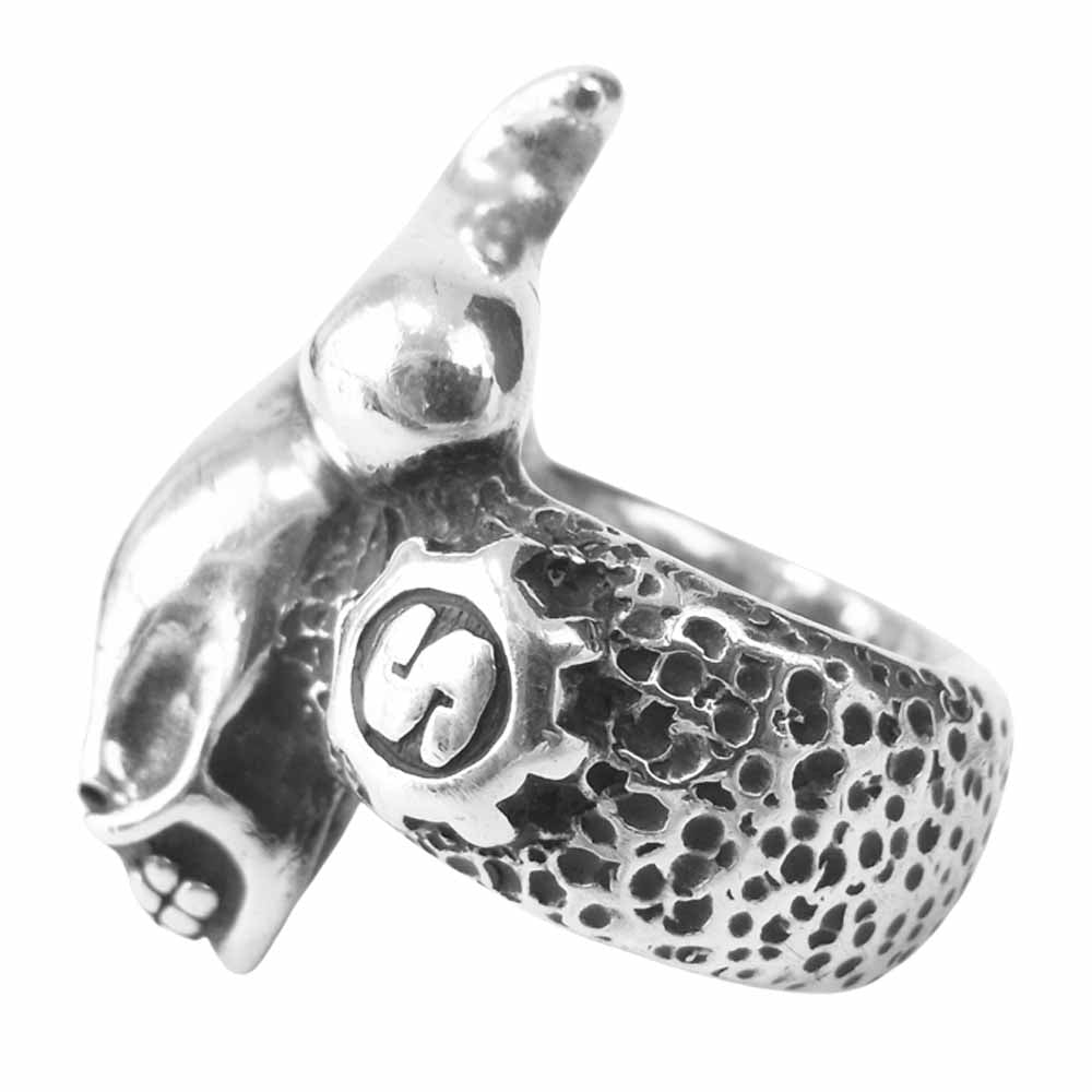 STARLIN GEAR スターリンギア スパーム リング シルバー系 12号程度【中古】