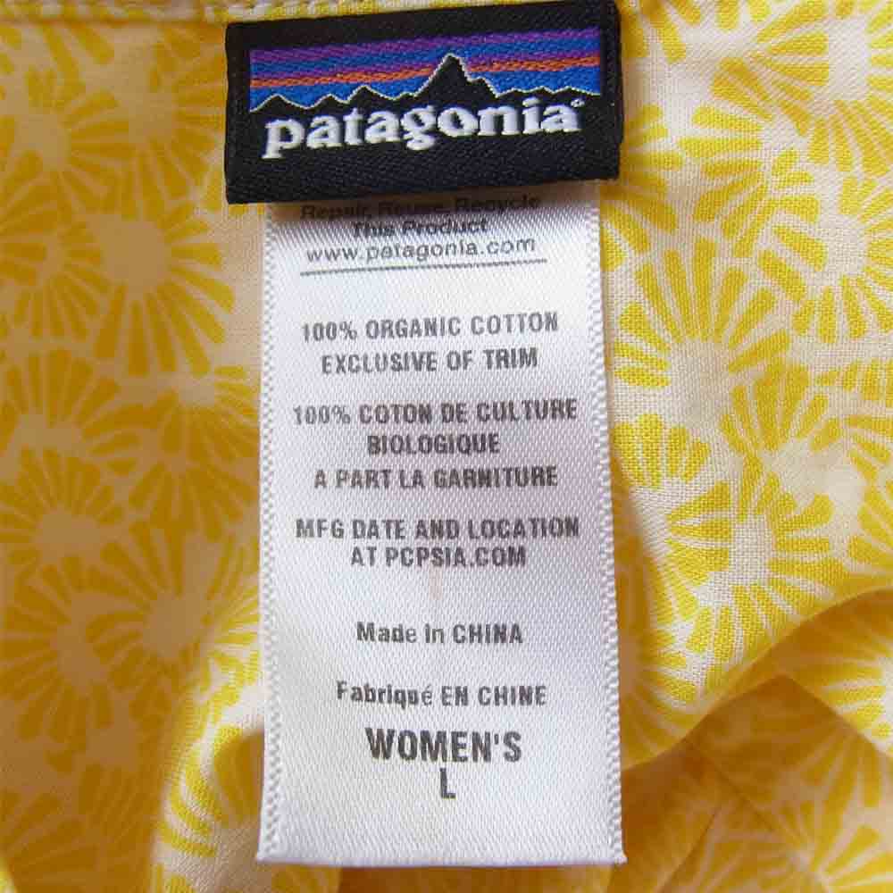 patagonia パタゴニア 13SS 54330 W'S SEDUM TUNIC ウィメンズ セダム チュニック イエロー系 L【中古】