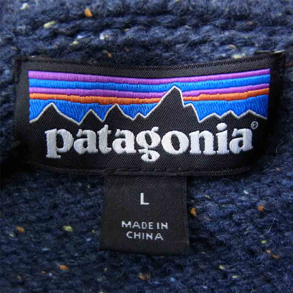 patagonia パタゴニア 50595 Off Country P/O Sweater オフ カントリー プルオーバー セーター ネイビー系 L【中古】