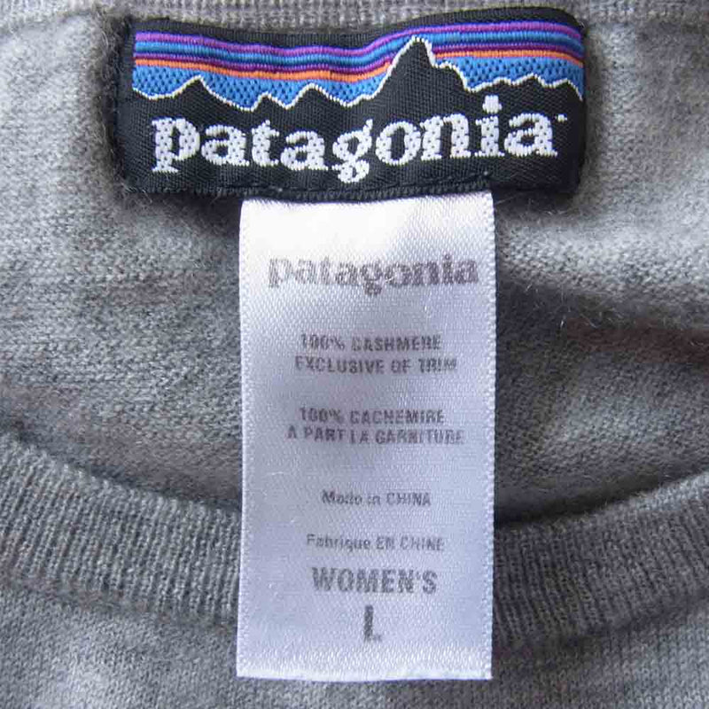 patagonia パタゴニア 06AW カシミヤ クルーネック セーター グレー系 L【中古】