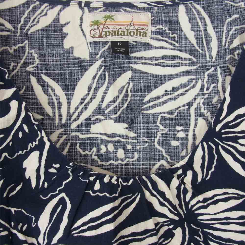 patagonia パタゴニア 16SS 58995 limited edition pataloha dress リミテッド エディション パタロハ ドレス ネイビー系 12【美品】【中古】